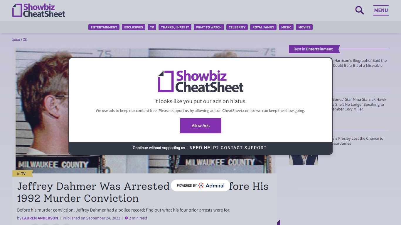Jeffrey Dahmer Was Arrested 4 Times Before His 1992 Murder Conviction